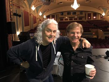 Backstage at the Strand Theater (Lakewood, NJ) with the great Ron Dante 3/28/18
