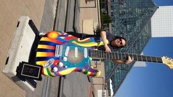 Laying "Low" at the Rock and Roll Hall of Fame in Cleveland, Ohio. Cleveland does ROCK!
