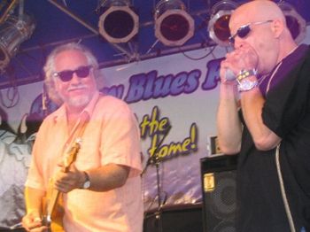 with Bob Margolin at The Greeley Blues Jam
