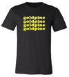 Goldpine black/gold Unisex T-shirt