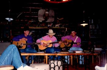 Rimrock Ranch, Singing with Pierre Piccinini (center)
