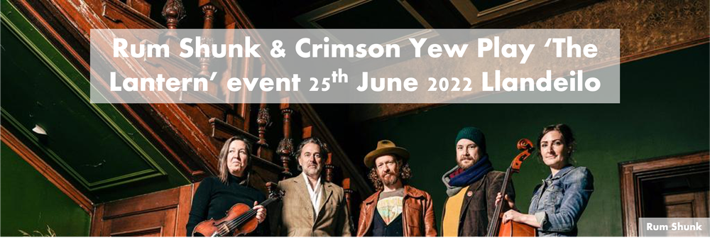 Crimson Yew will be joined by Rum Shunk for the event - see below for more or buy your tickets now