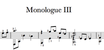Monologue III (.pdf)