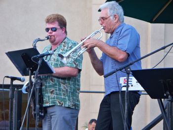 BG with David Zasloff on trumpet in Long Beach, CA - 2010
