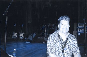 BG in Las Vegas before playing sax with Todd Rundgren in 2008
