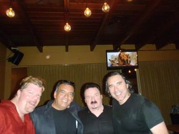 BG, Frank McLlham, Bobby Kimball & Bob Luna - Summer 2012 - Malibu, CA
