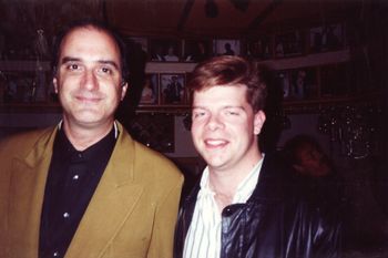 My sax god, Michael Brecker and me in 1993
