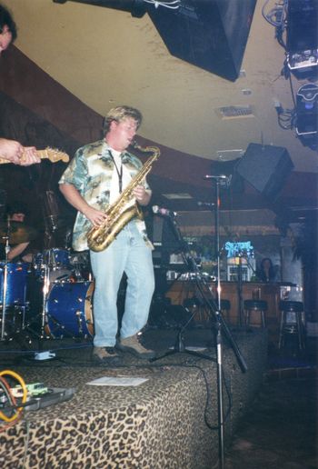 Playing with the band "Uni" in Santa Monica, CA - 2002
