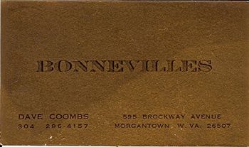 The Bonnevilles 1968
