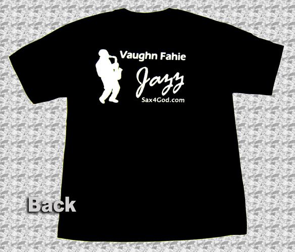 2x, 3x Vaughn Fahie Jazz T-shirts - Black