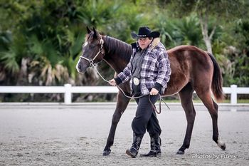 Romy and Sophia at their first show in Florida
