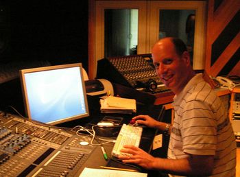 Rob Ziv, AMAZING Engineer and SUBLIME Being Sheffield Studios, Phoenix MD September 2006
