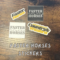 Faster Horses Stickers
