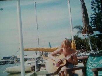 Playing in Florida; circa 1980
