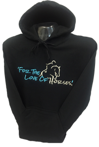 For The Love Of Horses Pullover Hoodies.