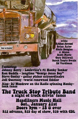 Poster for the Trucker Show.

