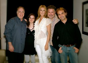 with Celine Dion
