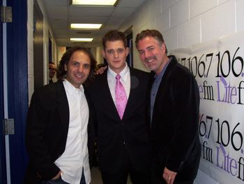 with Michael Buble

