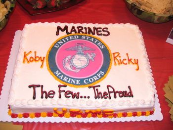 My son Koby headed off to Marine Boot Camp Feb.13,2011
