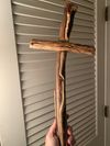 Driftwood cross  with Movie