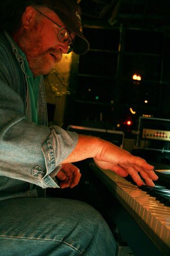 Michael McGinty keyboardist of Burnsville Blues.
