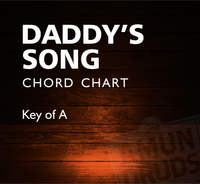 Daddy’s Song - Chord Chart