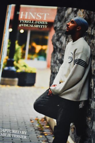 Tyrell James A.K.A VisualsByTyy on HNST Magazine Issue 01 by HONESTGANG