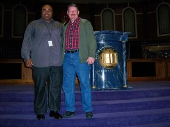 Fitz and Steve at Creflo Dollar's World Dome
