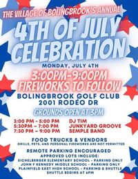 The Village of Bolingbrook's Annual 4th of July Celebration!  