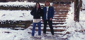 Ken and Mark while recording at Pachyderm Studios
