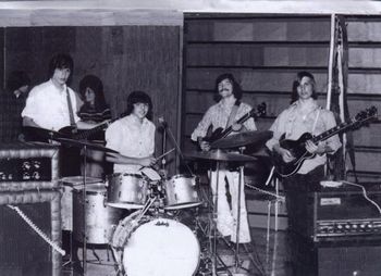 This is my High School Band in 1972 called "Genesis" (before Phil Collins Band). I'm the drummer!
