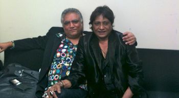 With playback singer Shabbir Kumar

