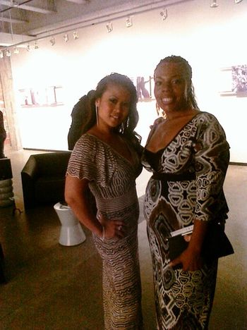 Me and Toi, one of my best friend who came out to support our show at Urban Fashion Week Dallas!
