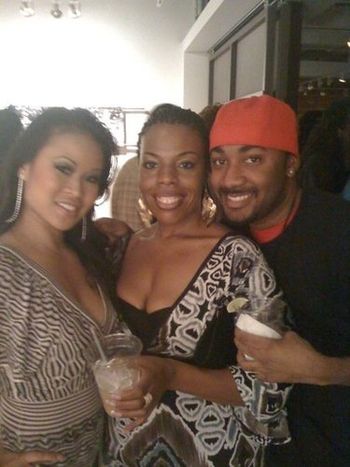 Me, Toi and Devon enjoying our night at "The Art of Fashion" where we compiled Local Artists with modern day models!
