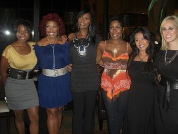 Toy, Loretta, Antoinita, Ebony,Me and Fanitsa~ The Ultimate Girlfriends putting our best foot forward!
