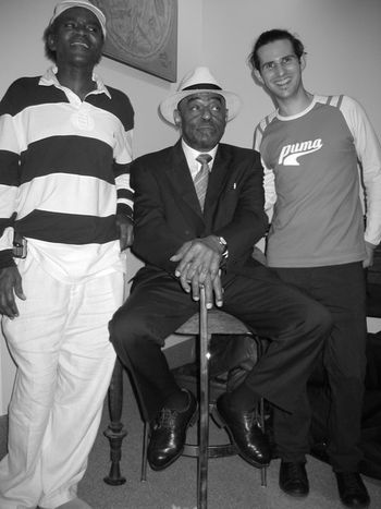 Will Lettman, Archie Shepp at Knewness Recording.2005
