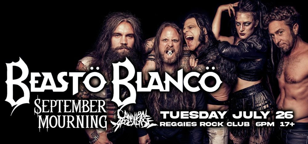 With Beasto Blanco and September Mourning. Click here for tickets