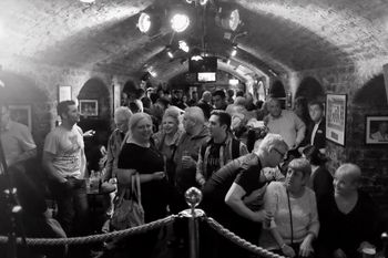 audience waiting for the show at The Cavern Club
