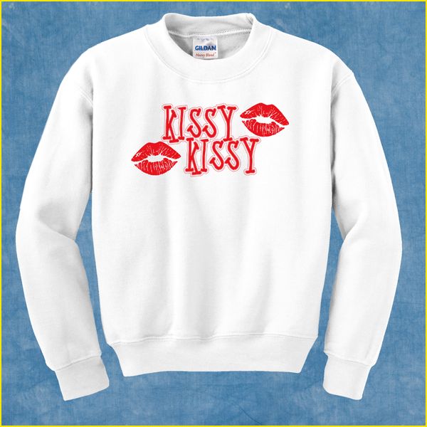 KISSY KISSY SWEAT SHIRT (Black/White)