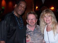 With Floyd Snead from Three Dog Night and Paul Williams at the Parasol Fund Raiser
