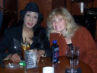 With Lady Bo (Bo Diddley) during the Parasol Fundraiser in Reno
