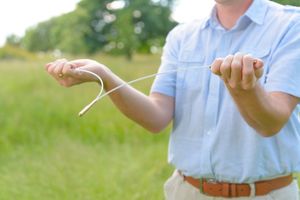 Image from The Farmers Almanac - water dowsing