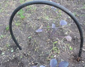 DIY Floating row cover tunnel - ABS hoop