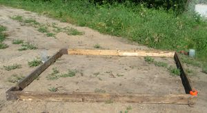 Pasture Poultry - assembling the base of the chicken tractor