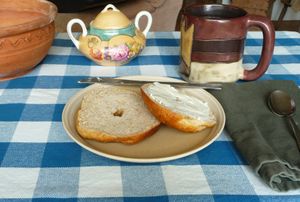 Adventures with sourdough - homemade sourdough wholewheat bagels