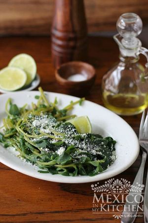 Steamed purslane photo by Mexico in my Kitchen