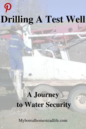 A test well - next step to water security Pinterest