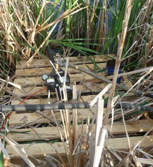 Photo of electric water pump on pallet