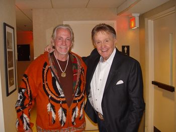 2011 Back stage at the Opry with old friend Bill Anderson.   Bill introduced me during the Grand Ole Opry & thanked me for my contribution to Country Music. as a singer, songwriter and entertainer.

