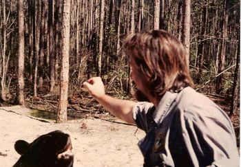 Joe with Black Jack The bear 1975
